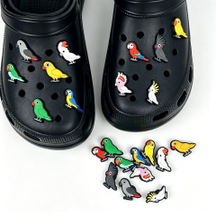 Custom 3D Rubber Shoe Charms with Logo for Shoes, Sandals & Clogs