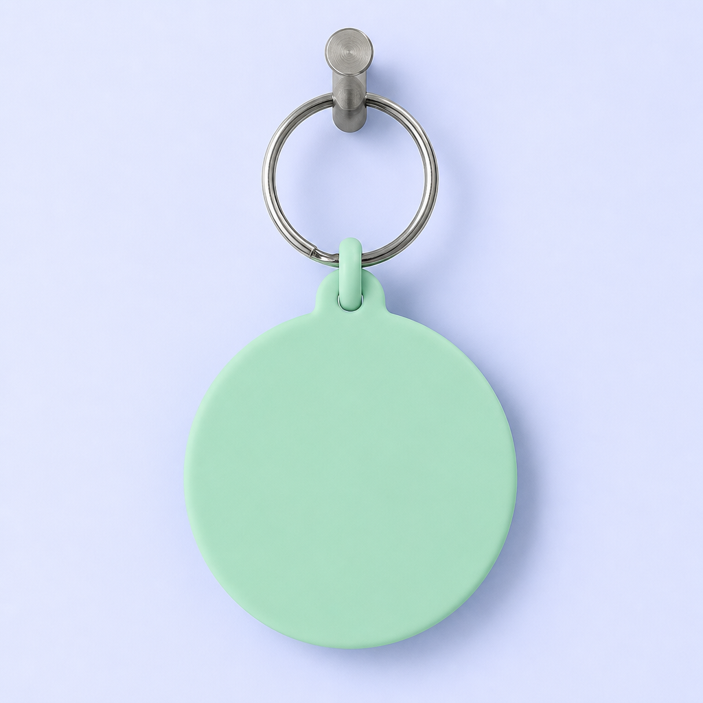 STANDARD GIFTS Silicone Keychain - Cute Aesthetic Key Chain, Soft Touch Key Tag