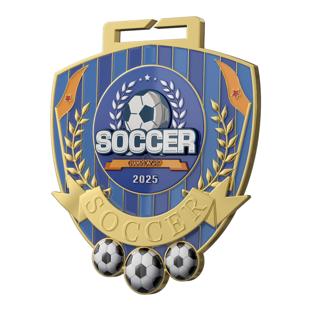 Super Cup Soccer 2nd Place Medal