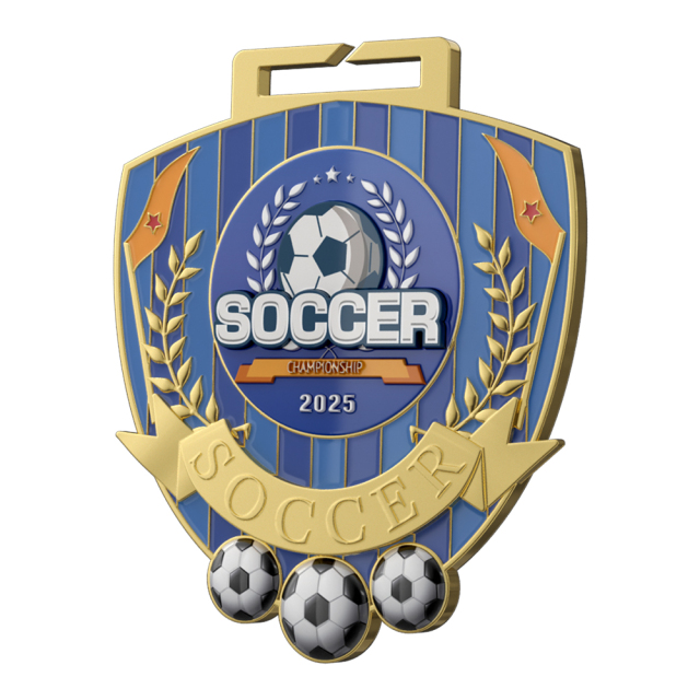 Super Cup Soccer 2nd Place Medal