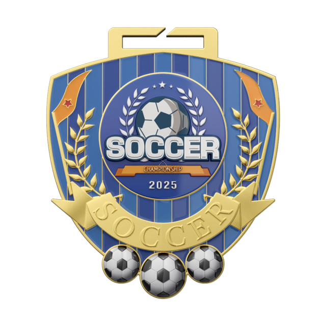 Super Cup Soccer 2nd Place Medal