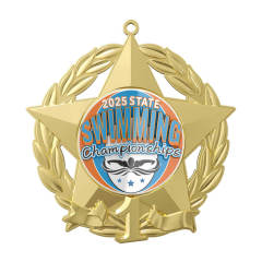 Artistic Swimmer Celebration Medal — Custom Swimming Award Medal