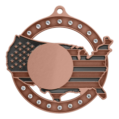 Custom Medals with Rhinestones — Sparkling Award Medals for Any Event