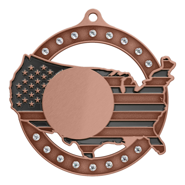 Custom Medals with Rhinestones — Sparkling Award Medals for Any Event