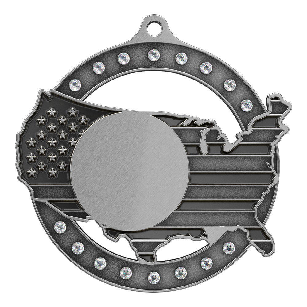 Custom Medals with Rhinestones — Sparkling Award Medals for Any Event