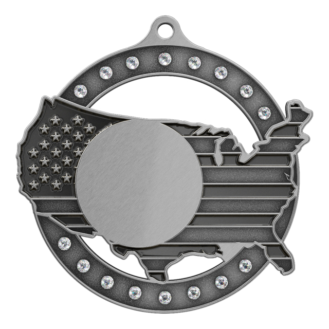 Custom Medals with Rhinestones — Sparkling Award Medals for Any Event