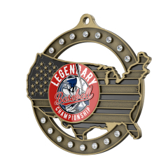 Custom Medals with Rhinestones — Sparkling Award Medals for Any Event