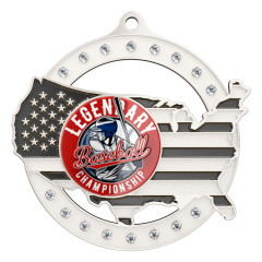 Custom Medals with Rhinestones — Sparkling Award Medals for Any Event