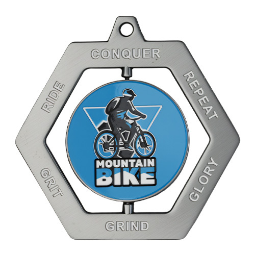Mountain Bike Medal — Custom MTB Race & Trail Award Medal