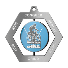 Mountain Bike Medal — Custom MTB Race & Trail Award Medal
