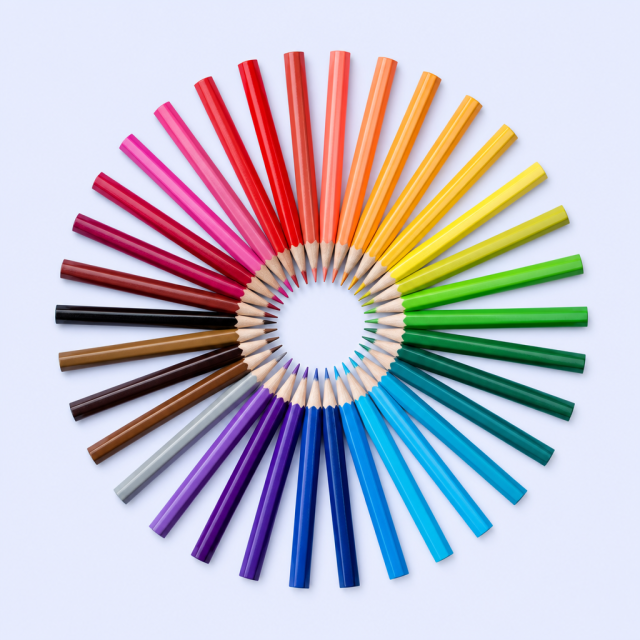 STANDARD GIFTS Colored Pencil Set - Pre-Sharpened Rainbow Art Pencils for Adults and Kids - 12, 24 or 36 Colors