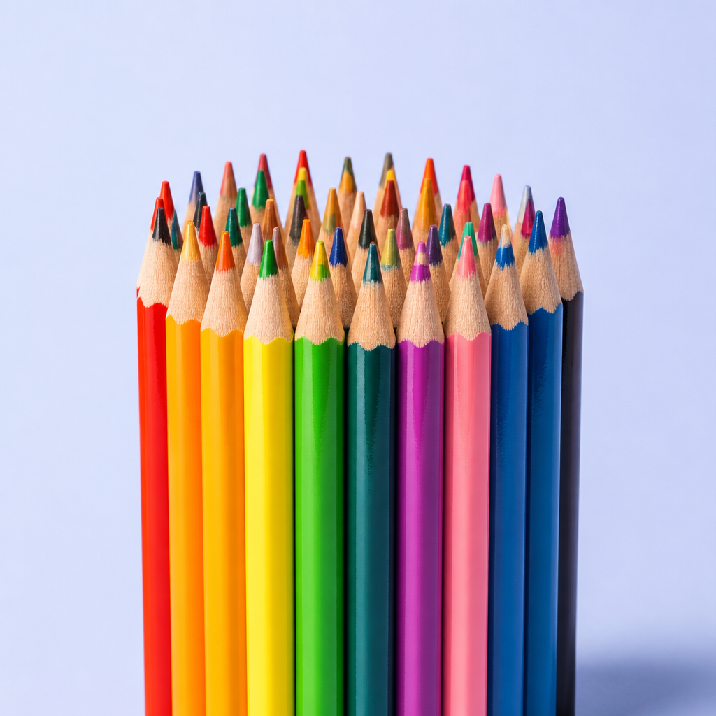 STANDARD GIFTS Colored Pencil Set - Pre-Sharpened Rainbow Art Pencils for Adults and Kids - 12, 24 or 36 Colors