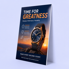 Custom Promotional Poster - HD Print, Gloss Finish, Bulk Trade Show Poster - STANDARD GIFTS