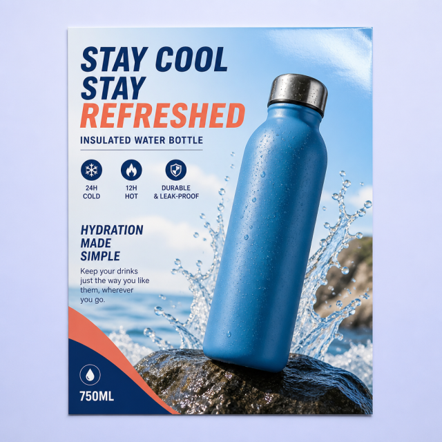 Custom Promotional Poster - HD Print, Gloss Finish, Bulk Trade Show Poster - STANDARD GIFTS