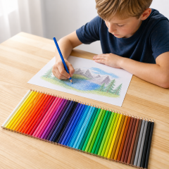 STANDARD GIFTS Colored Pencil Set - Pre-Sharpened Rainbow Art Pencils for Adults and Kids - 12, 24 or 36 Colors