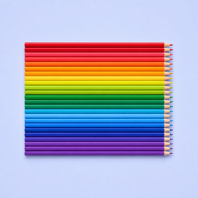 STANDARD GIFTS Colored Pencil Set - Pre-Sharpened Rainbow Art Pencils for Adults and Kids - 12, 24 or 36 Colors