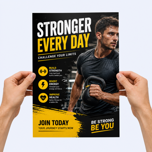 Custom Promotional Poster - HD Print, Gloss Finish, Bulk Trade Show Poster - STANDARD GIFTS