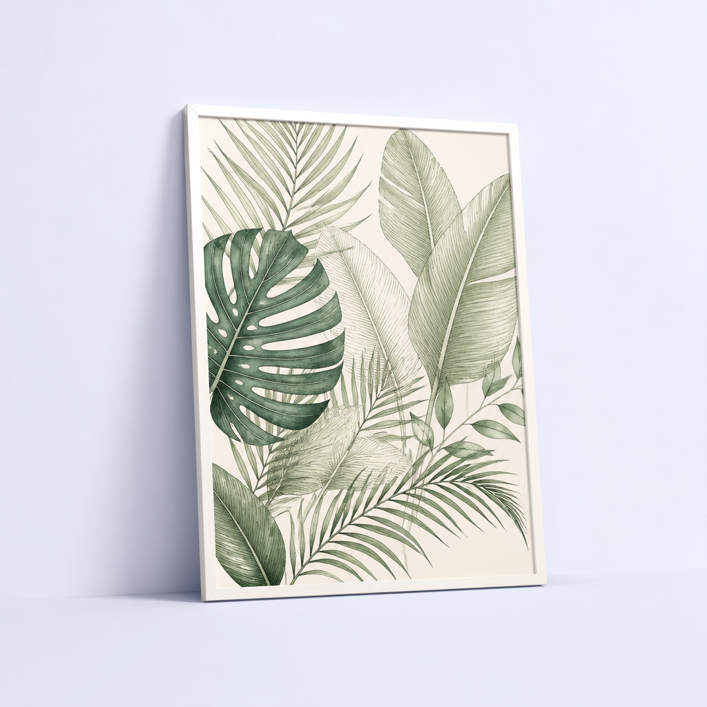 Framed Art Print - Aesthetic Wall Poster for Living Room - Fine Art Home Decor