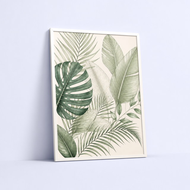 Framed Art Print - Aesthetic Wall Poster for Living Room - Fine Art Home Decor