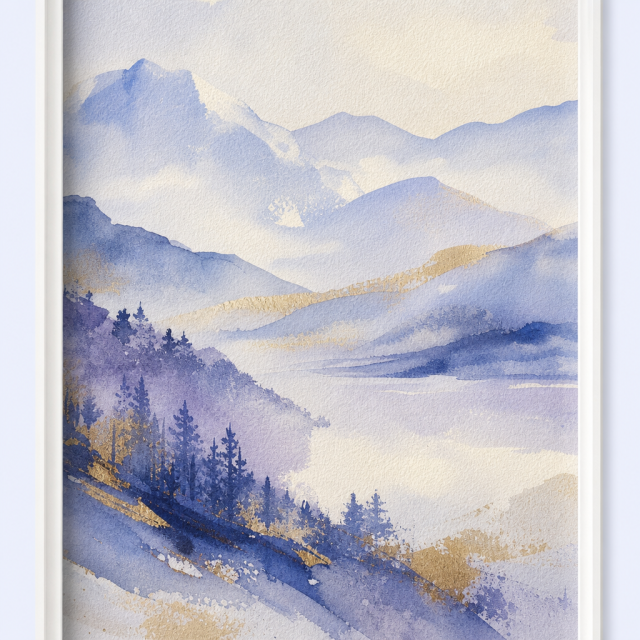 Framed Art Print - Aesthetic Wall Poster for Living Room - Fine Art Home Decor