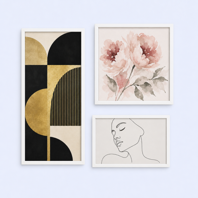 Framed Art Print - Aesthetic Wall Poster for Living Room - Fine Art Home Decor
