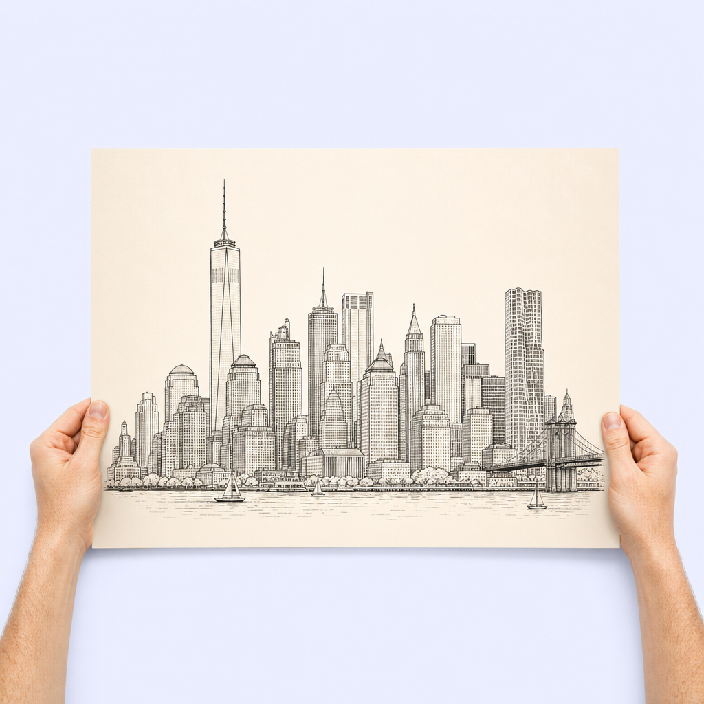 Custom Printed Gift Poster - Personalized Art Print for Events, Souvenirs & Corporate Gifts - STANDARD GIFTS