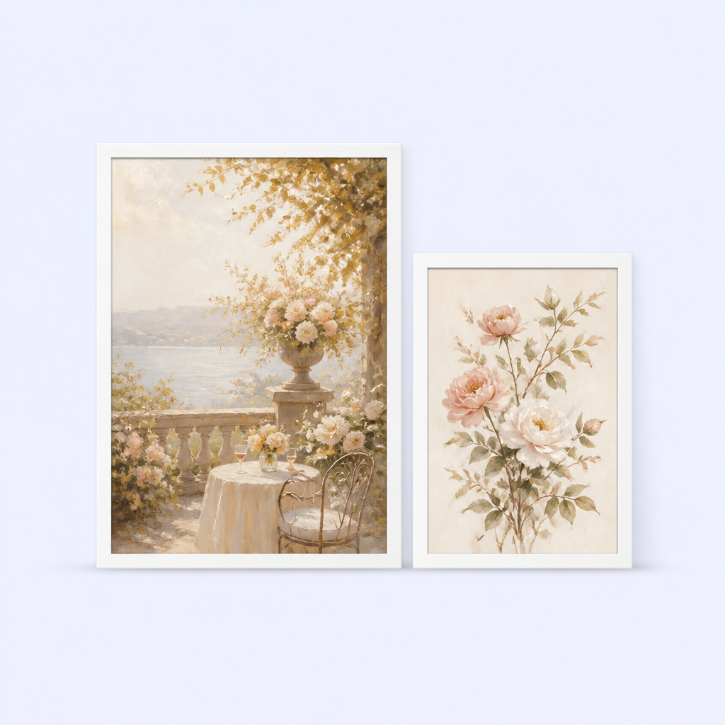 Framed Art Print - Aesthetic Wall Poster for Living Room - Fine Art Home Decor