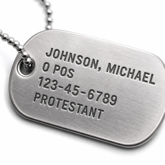 Custom Military& Veteran Dog Tags