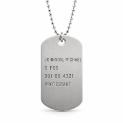 Custom Military& Veteran Dog Tags