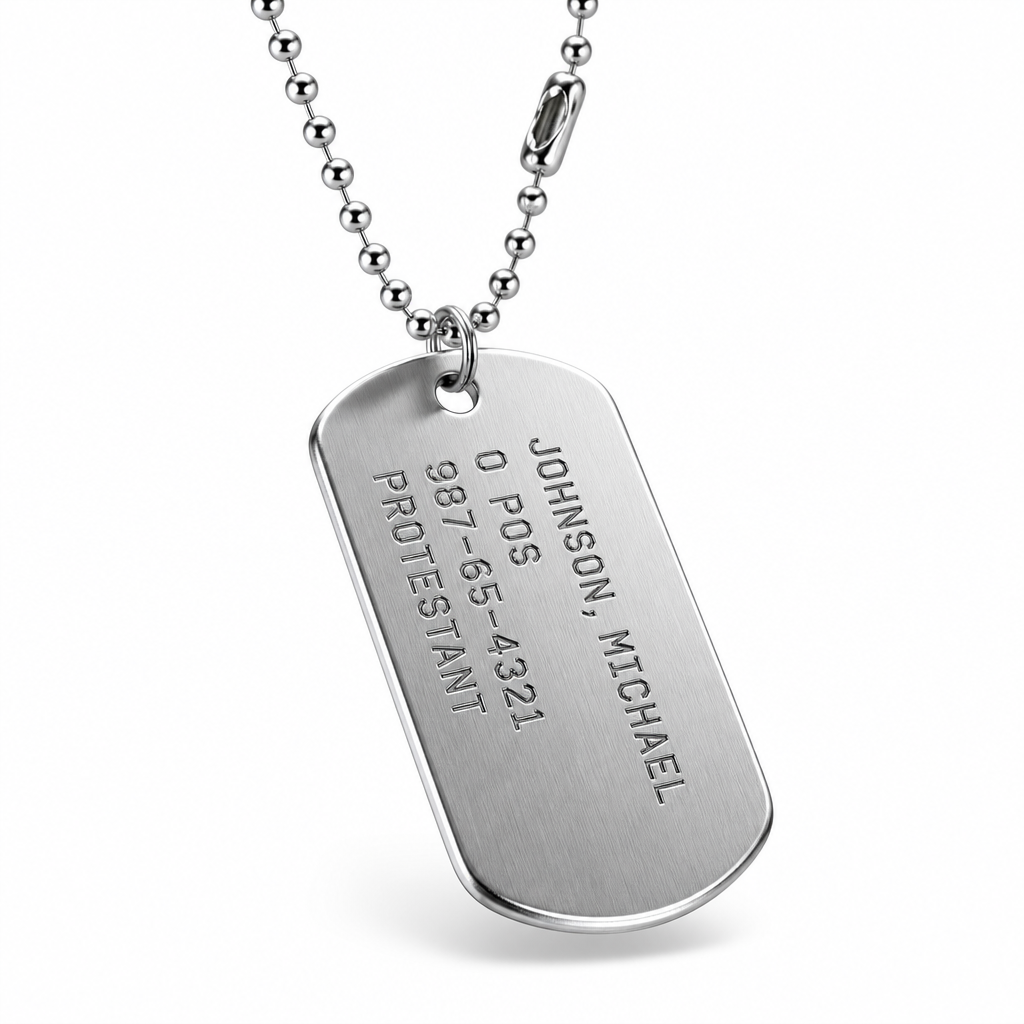 Custom Military& Veteran Dog Tags