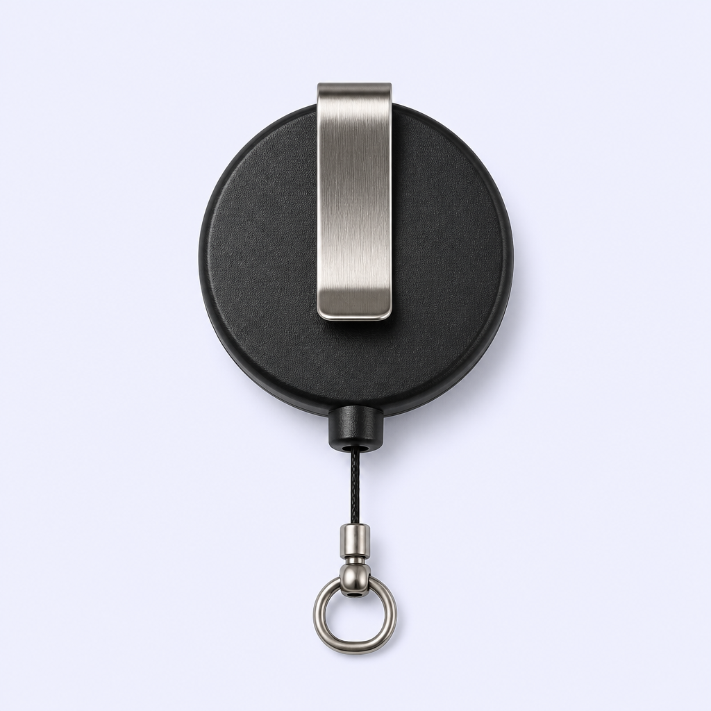 Custom Retractable Badge Reel - Trendy Graphic Keychain by Standard Gifts