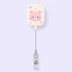 Custom Kawaii Cartoon Badge Reel - Cute Retractable ID Badge Holder