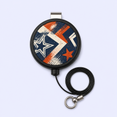 Custom Retractable Badge Reel - Trendy Graphic Keychain by Standard Gifts