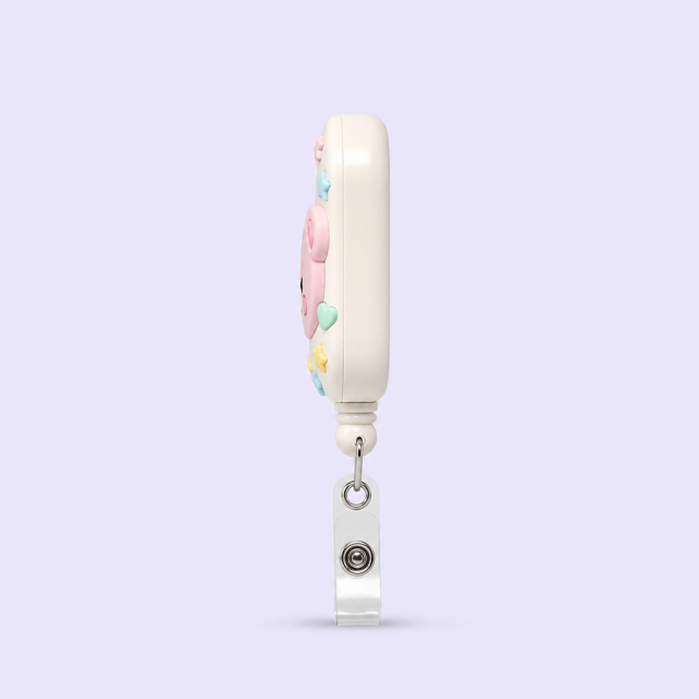 Custom Kawaii Cartoon Badge Reel - Cute Retractable ID Badge Holder