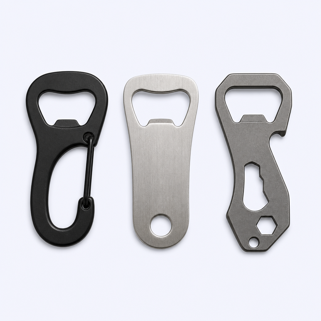 Custom Outdoor Bottle Opener - Personalized Multi-Tool Keychain Opener