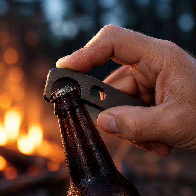 Custom Outdoor Bottle Opener - Personalized Multi-Tool Keychain Opener