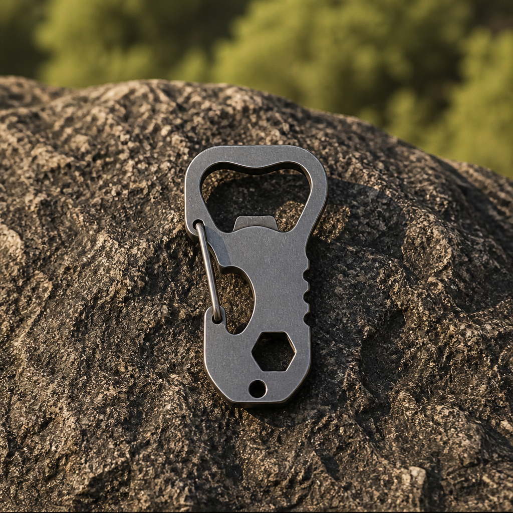 Custom Outdoor Bottle Opener - Personalized Multi-Tool Keychain Opener