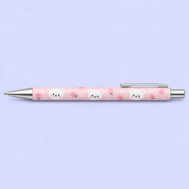 Custom Cute & Fresh Ballpoint Pens - Personalized Pastel Ballpoint Pens