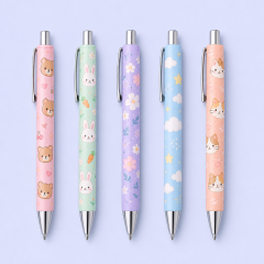 Custom Cute & Fresh Ballpoint Pens - Personalized Pastel Ballpoint Pens