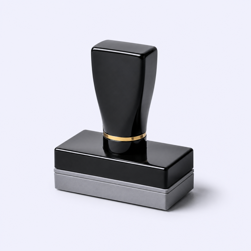 Custom Business Office Stamp - Personalized Rubber Seal for Contracts & Documents