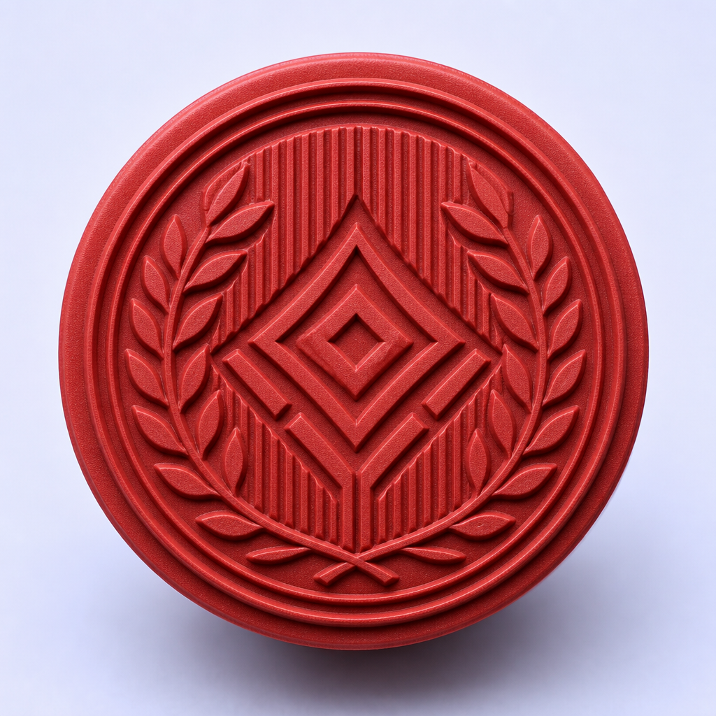 Custom Business Office Stamp - Personalized Rubber Seal for Contracts & Documents