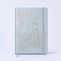 STANDARD GIFTS Custom Campus Theme Hardcover Notebook - Aesthetic Pastel Student Journal for High School, College & Graduation Gifts