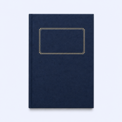 STANDARD GIFTS Bespoke A5 Hardcover Linen Business Notebook - Custom Foil Stamped Journal with Low MOQ