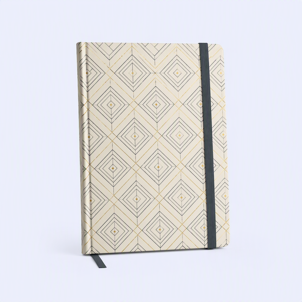 STANDARD GIFTS Bespoke A5 Hardcover Linen Business Notebook - Custom Foil Stamped Journal with Low MOQ