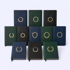 STANDARD GIFTS Bespoke Corporate Anniversary Notebook - Custom Debossed Hardcover Commemorative Journal with Archival Lay-Flat Paper
