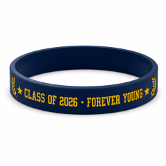 Custom Varsity Team Silicone Wristbands - Collegiate Dual-Color Rubber Bracelets for Schools, Sports Clubs & Graduation Keepsakes (No MOQ)