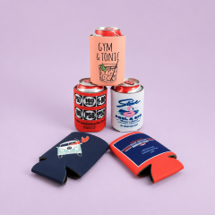 Custom 12oz Neoprene Can Cooler · Collapsible Beer & Soda Koozies Wholesale