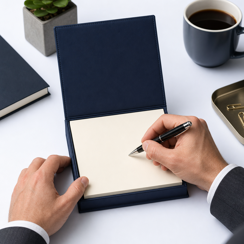 Custom Aesthetic Minimalist Sticky Note Pads - STANDARD GIFTS
