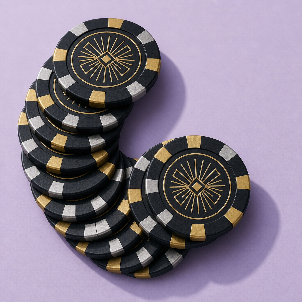 Professional 14g Magnetic Metal Poker Chips — Custom Anti-Counterfeit Casino Tokens & Serialized Sets