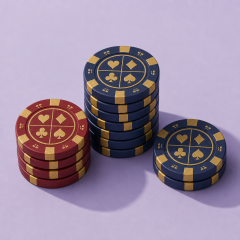 Professional 14g Magnetic Metal Poker Chips — Custom Anti-Counterfeit Casino Tokens & Serialized Sets